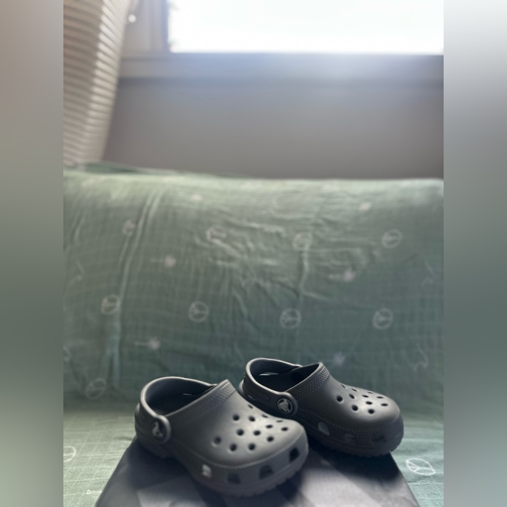 Kids Black Clogs